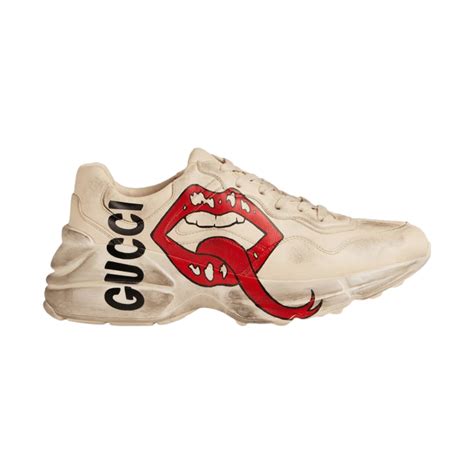 gucci rhyton glitter vs mouth print